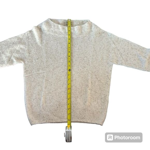 United Arrows Sweater Beaded Embellished Cream Long Sleeve Cozy Women - Picture 8 of 12